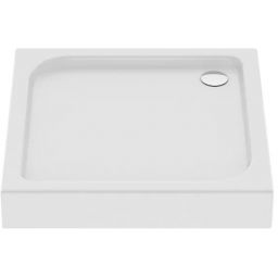 New Trendy Domio brodzik 80x80 cm kwadratowy biały B-0347