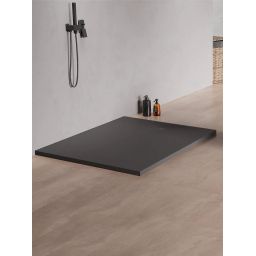 New Trendy Nex Shade brodzik 120x80 cm prostokątny antracyt B-0508