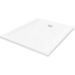 New Trendy Mild Stone brodzik 120x80 cm prostokątny biały B-0551