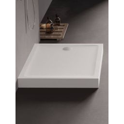 New Trendy Mild brodzik prostokątny 120x80 cm biały B-0614