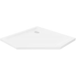 New Trendy Mild brodzik 90x90 cm pięciokątny biały B-0624