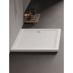 New Trendy Mild brodzik prostokątny 100x90 cm biały B-0638