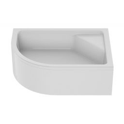 New Trendy New Maxima brodzik półokrągły 100x80 cm biały B-0387