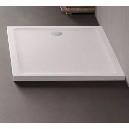 New Trendy Mild Stone brodzik prostokątny 90x70 cm biały B-0544