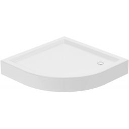 New Trendy Suvia/Feria brodzik 90x90 cm półokrągły biały BL-0008