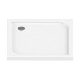 New Trendy Cantare brodzik 100x100 cm kwadratowy biały B-0138