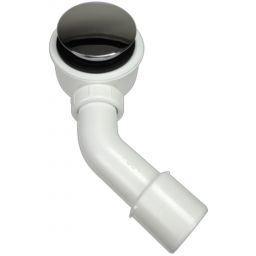 New Trendy syfon do brodzika 50 mm chrom/czarny S-0040