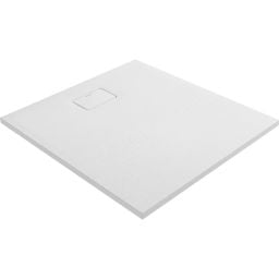 Oltens Bergytan brodzik 100x90 cm prostokątny RockSurface biały 15101000