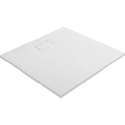 Oltens Bergytan brodzik 100x100 cm kwadratowy RockSurface biały 17102000