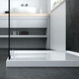 Oltens Superior brodzik prostokątny 120x80 cm biały 15003000