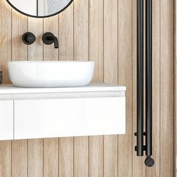 Oltens Vernal zestaw mebli łazienkowych 120 cm z blatem biały połysk 68238000