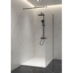 Oltens Bergytan brodzik 120x80 cm prostokątny RockSurface biały 15103000