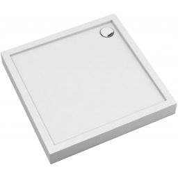 Omnires Camden brodzik kwadratowy 90x90 cm biały CAMDEN90/KBP