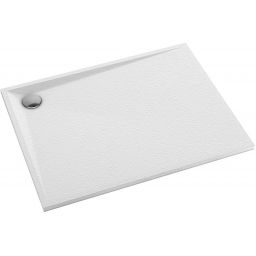 Omnires Stone brodzik 100x90 cm prostokątny kompozyt biały mat STONE90/100BM