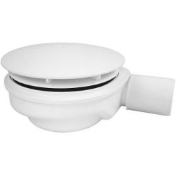 Polimat Speed 2 syfon brodzikowy odpływ 90 mm plastikowy biały 6103028