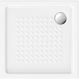 GSI Extra Flat brodzik 80x80 cm kwadratowy ceramiczny biały 438411