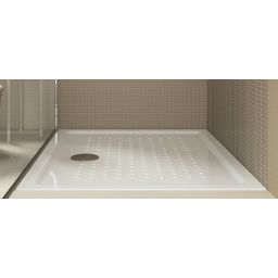GSI Extra Flat brodzik 100x80 cm prostokątny ceramiczny biały 438511