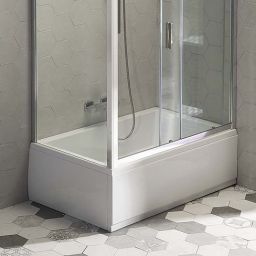 Polysan Deep brodzik 110x90 cm prostokątny biały 72363