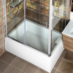 Polysan Deep brodzik 160x75 cm prostokątny ze stelażem biały 72387