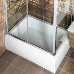 Polysan Deep brodzik 120x90 cm prostokątny ze stelażem biały 72392