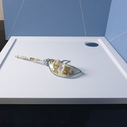 Polysan Aura brodzik 100x100 cm kwadratowy biały 60511