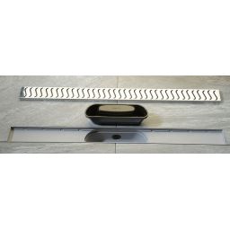 Polysan Scence odpływ prysznicowy 72 cm liniowy stal polerowana 71676