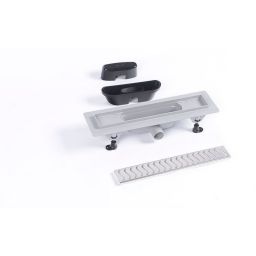 Polysan Scence odpływ prysznicowy 45,5 cm liniowy stal polerowana 72835