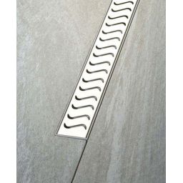 Polysan Scence odpływ prysznicowy 45,5 cm liniowy stal polerowana 72835