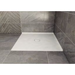 Polysan Mirai brodzik 90x90 cm kwadratowy biały 73165