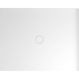 Polysan Mirai brodzik 100x80 cm prostokątny prawy biały 73170