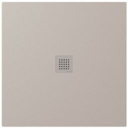 Polysan Treneca brodzik kwadratowy 90x90 cm beżowy 84300.81