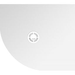 Polysan Flexia brodzik 90x80 cm półokrągły prawy biały 91231