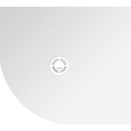 Polysan Flexia brodzik 100x90 cm półokrągły prawy biały 91331