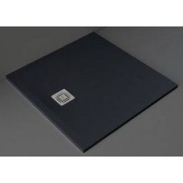 Rak Ceramics Feeling brodzik 90x90 cm kwadratowy Raksolid czarny RFST009090S504