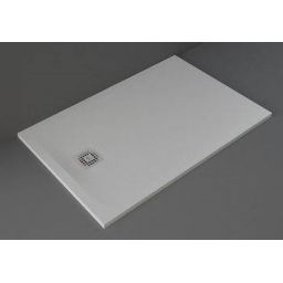 Rak Ceramics Feeling brodzik 80x120 cm prostokątny Raksolid szary RFST080120S503