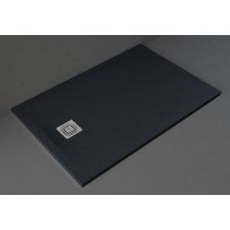 Rak Ceramics Feeling brodzik 80x120 cm prostokątny Raksolid czarny RFST080120S504