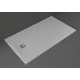 Rak Ceramics Feeling brodzik 80x140 cm prostokątny Raksolid szary RFST080140S503