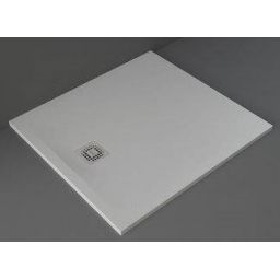 Rak Ceramics Feeling brodzik 90x100 cm prostokątny Raksolid szary RFST090100S503