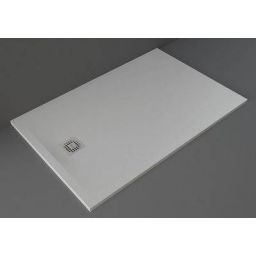 Rak Ceramics Feeling brodzik 90x140 cm prostokątny Raksolid szary RFST090140S503