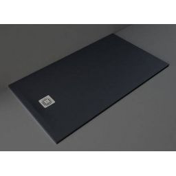 Rak Ceramics Feeling brodzik 90x160 cm prostokątny Raksolid czarny RFST090160S504