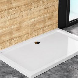 Rea Savoy brodzik prostokątny z syfonem 100x80 cm biały REA-K5332