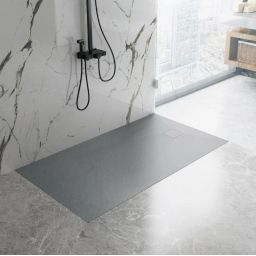 Rea Magnum Grey brodzik kwadratowy 90x90 cm szary REA-K4106