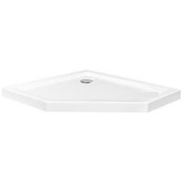 Rea Diamond brodzik 80x80 cm pięciokątny biały REA-K8544