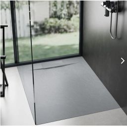 Rea Bazalt Grey brodzik kwadratowy 90x90 cm szary REA-K4105