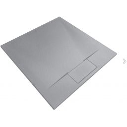 Rea Bazalt Grey brodzik kwadratowy 90x90 cm szary REA-K4105