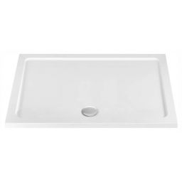 Rea Savoy brodzik prostokątny z syfonem 100x80 cm biały REA-K5332