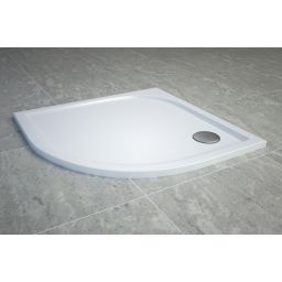 Ronal Tracy brodzik półokrągły 100x100 cm biały WAR55100004