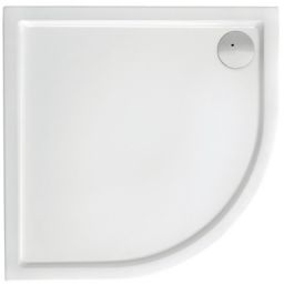Roca Malaga Rondo Flat brodzik 90x90 cm półokrągły biały A276259000