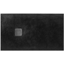 Roca Terran brodzik 120x80 cm prostokątny kompozyt Stonex czarny AP1014B032001400