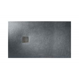 Roca Terran brodzik 120x80 cm prostokątny kompozyt Stonex szary łupek AP1014B032001200